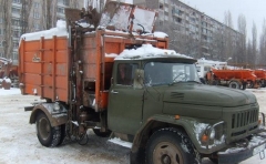 Мусоровоз повредил газопровод